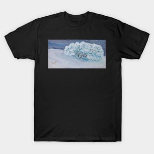 Snowgums on the Australian Alps - Acrylic on Canvas T-Shirt